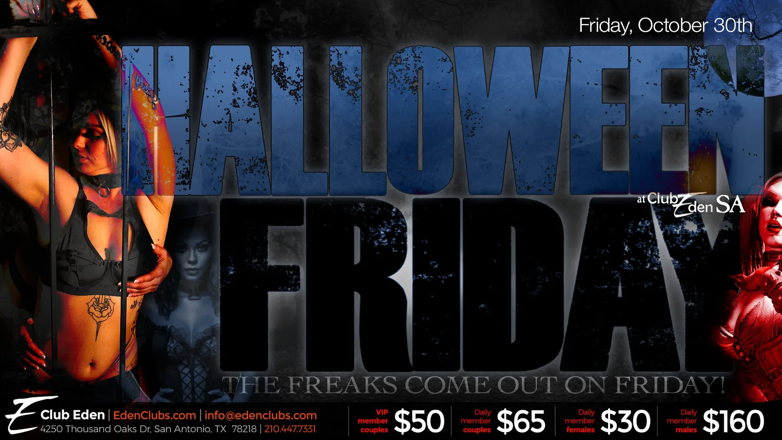 Halloween Friday at Club Eden San Antonio