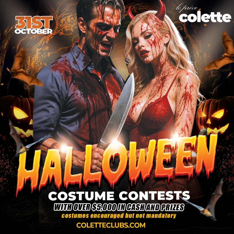 Halloween Night at colette Dallas