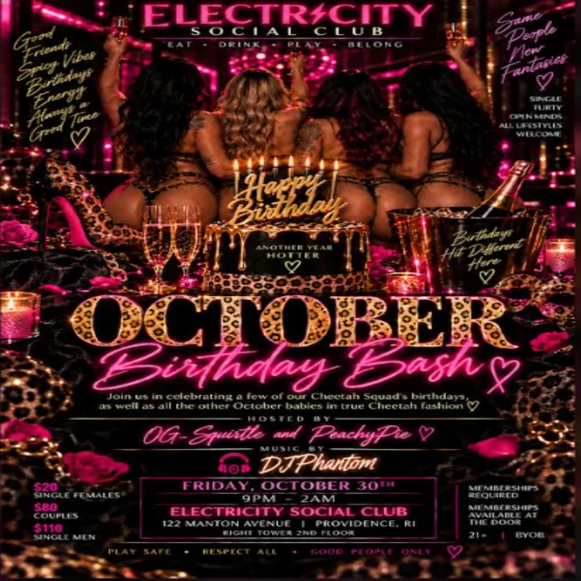 October Birthday Bash with DJ Phantom