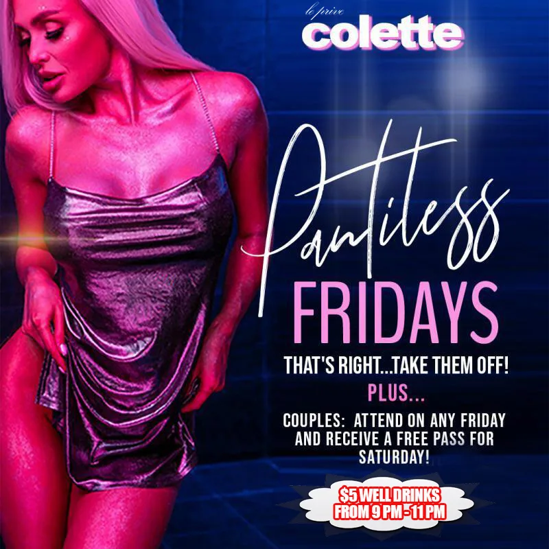 Pantiless Friday at colette Houston