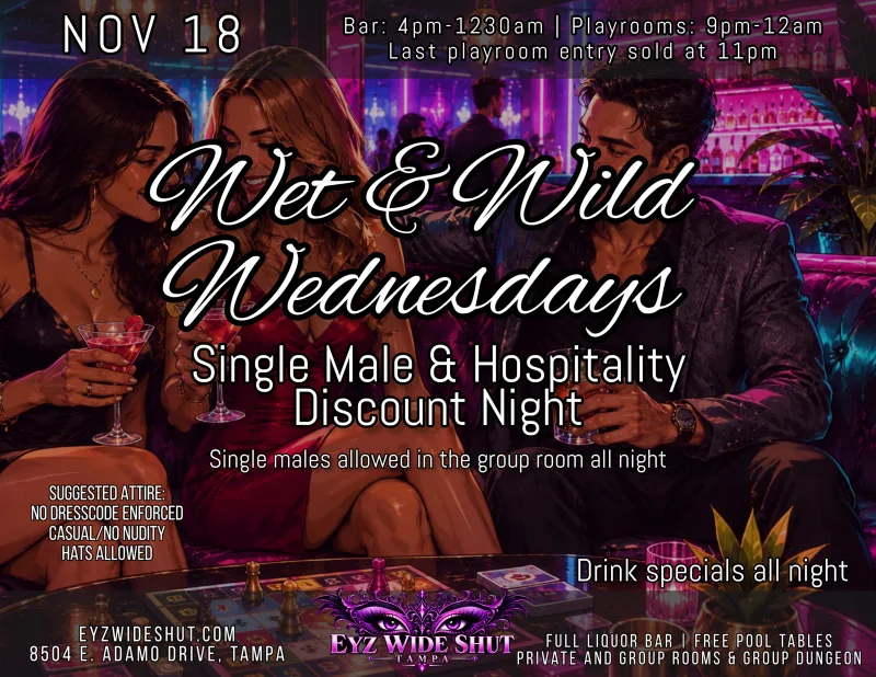 Wet & Wild Wednesday Midweek Mingle