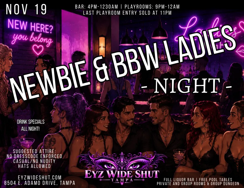 Newbie & BBW Ladies Night