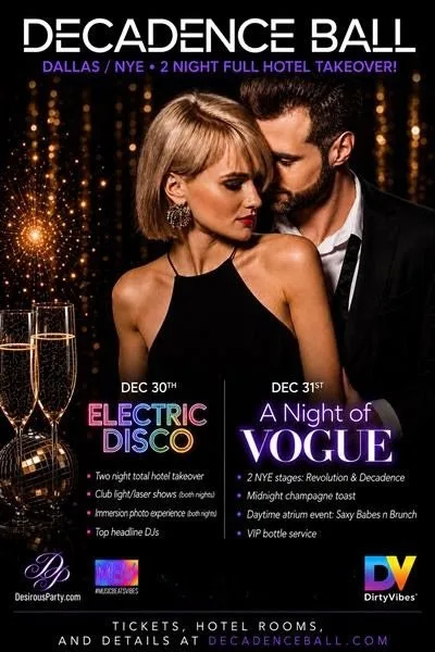 Decadence Ball NYE Hotel Takeover