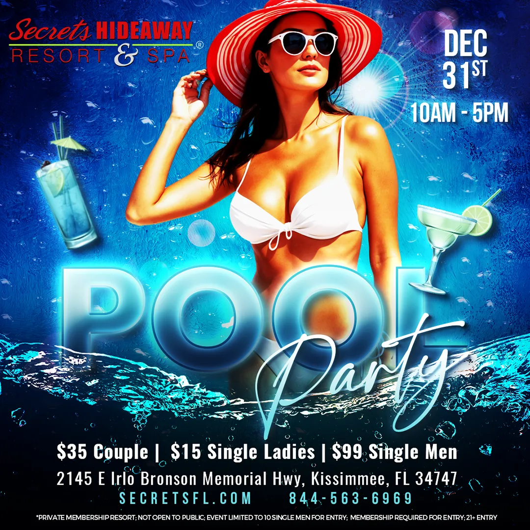 Thursday Pool Party at Secrets Hideaway