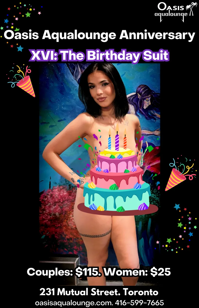 Oasis Aqualounge 16th Anniversary