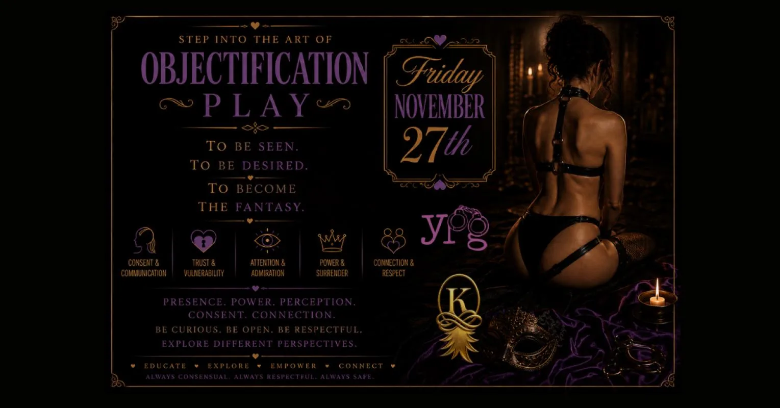 Monthly Kink Night with YPG: Objectification