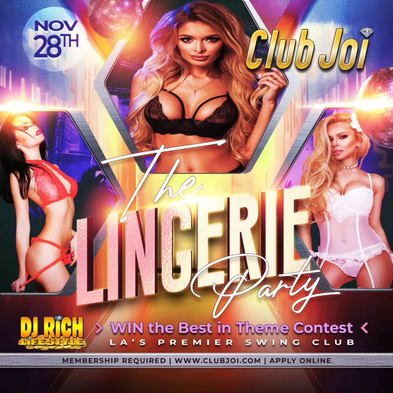 The Lingerie Party at Club Joi