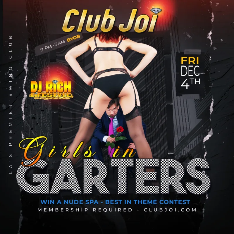 Garters Friday at Club Joi